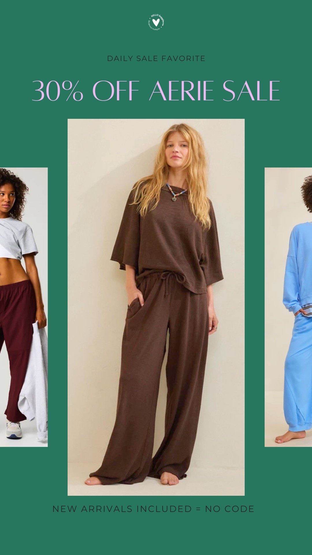 Comfy essentials, matching lounge sets, and everyday favorites are all 30% off. 🤎 Plus, new arrivals are included with no code needed!

#LTKootd #LTKActive #LTKSaleAlert