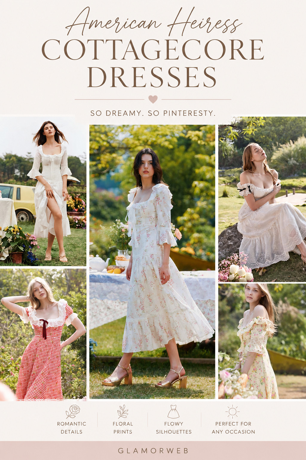 Obsessed is an understatement 🤍 these cottagecore dresses are giving soft, romantic, countryside energy in the prettiest way. Think flowy silhouettes, delicate florals, and that effortless “walking through a flower field at golden hour” vibe 🌸✨ so dreamy, so Pinteresty, and honestly perfect for fall photos, brunch dates, or just feeling like your main character self.

#cottagecore #cottagecoredress #romanticstyle #pinterestoutfits #dreamydresses #fallfashion #softgirlstyle #vintagestyle #floraldress #flowydress #whitedress #aestheticoutfits #falloutfits #cozyvibes #femininefashion #countryaesthetic #princesscore #slowfashionstyle #outfitinspo #ootd #fallphotoshoot #fairytalevibes #girlystyle #styleinspo #trendingoutfits 

 #LTKSeasonal #LTKU #LTKSaleAlert