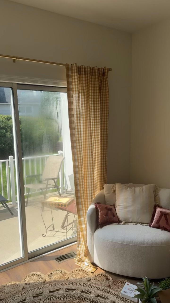 Pretty plaid gingham curtains for my office and more feminine home decor. Office decor.

#LTKHome