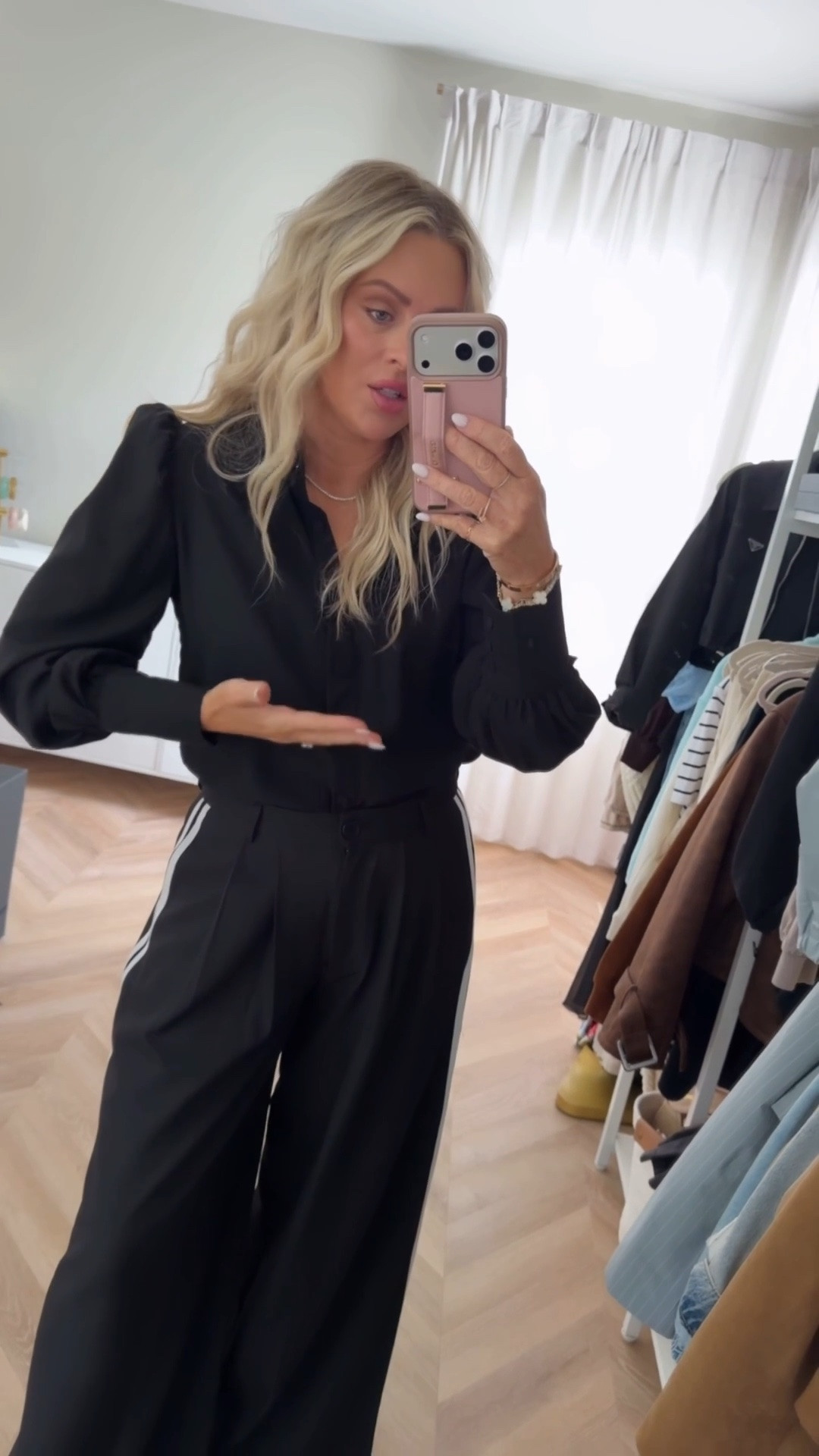 The best Amazon blouses EVER! I am in small in both. More colors. Washes so well too!

Business casual. Button down. Track pants. Date night.

#LTKootd #LTKSeasonal