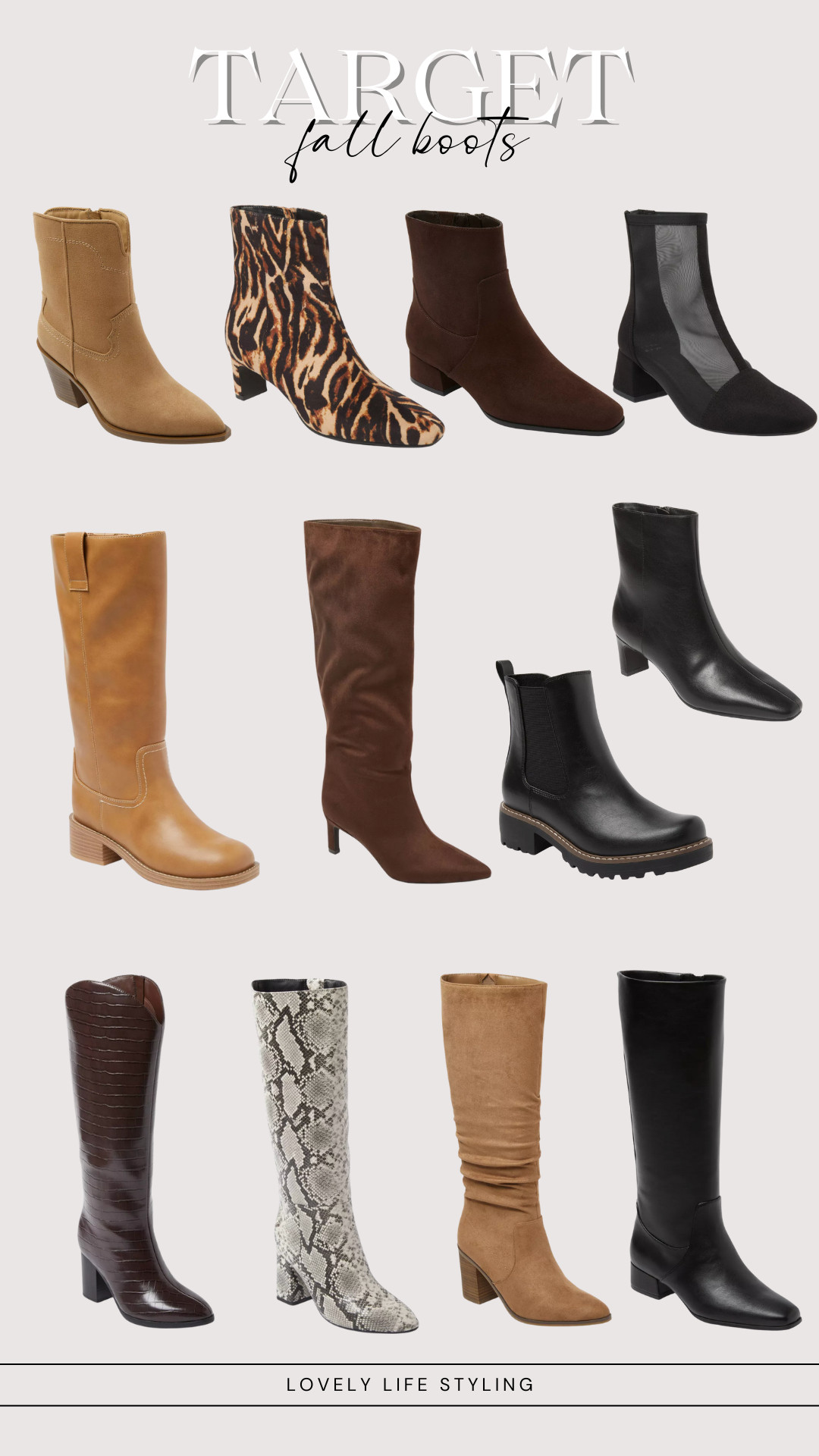 New Fall Boots from Target 🚨 

 #LTKSeasonal #LTKStyleTip #LTKShoeCrush