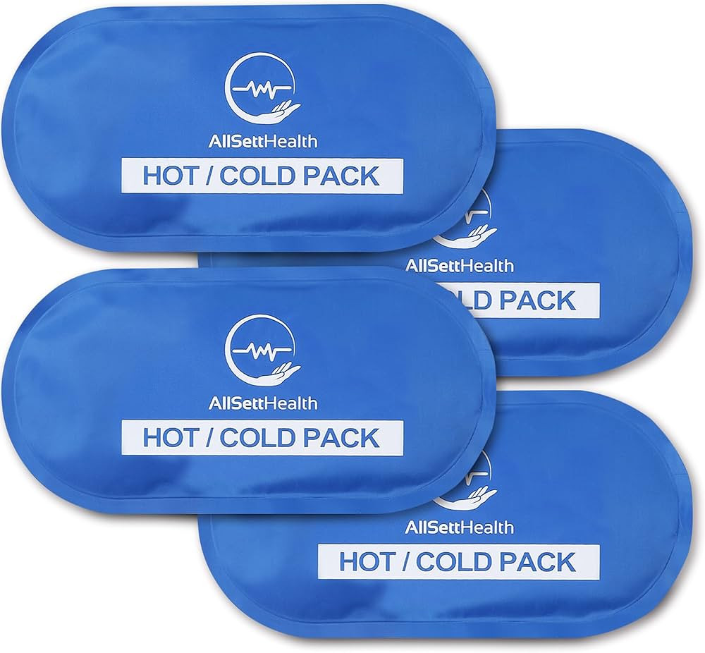 Reusable Hot and Cold Gel Ice Packs for Injuries | Cold Compress, Gel Ice Packs, 10.5 in Long x 5... | Amazon (US)