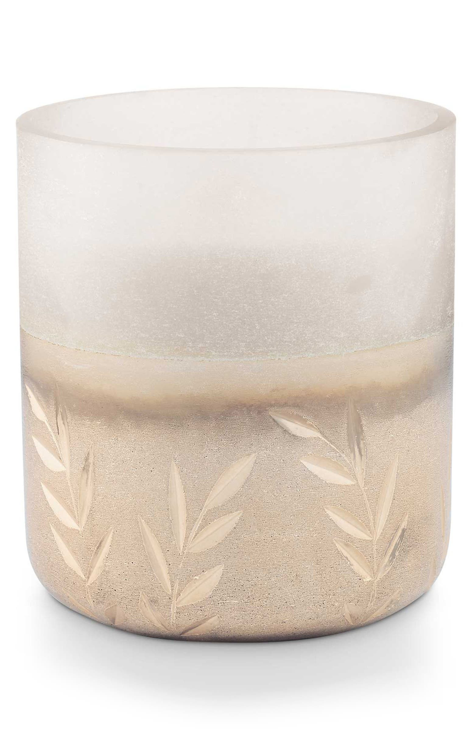 Noble Holiday Balsam & Cedar Small Frosted Glass Candle | Nordstrom