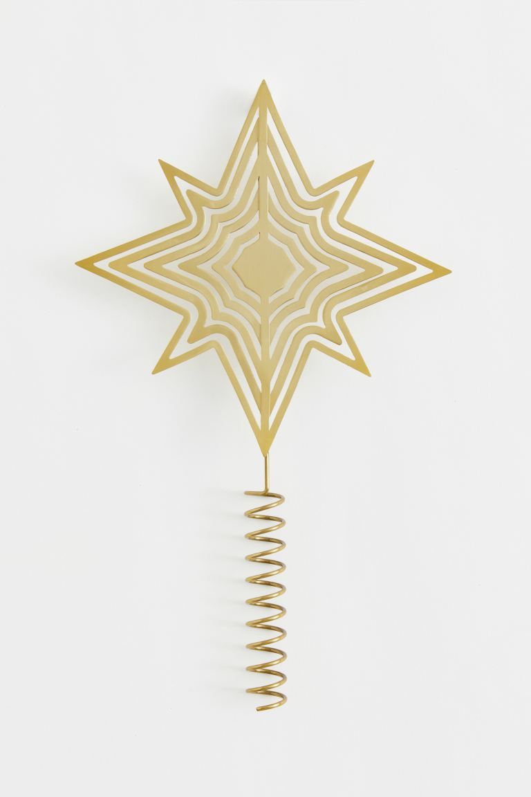 Christmas Tree Star - Gold-colored - Home All | H&M US | H&M (US + CA)