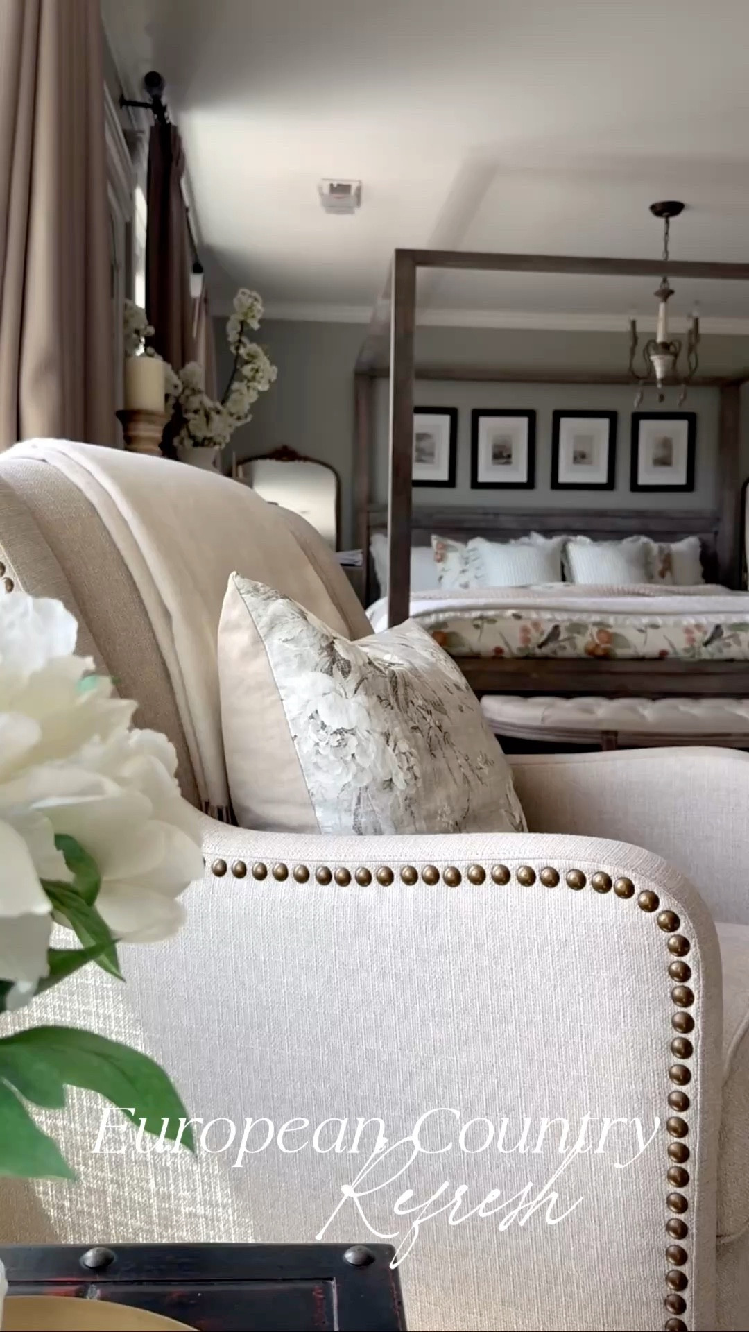 European Country Refresh ☁️✨
A little bit of Old World magic and a lot of heart. There is something so special about @garnet.hill linen. I’ve truly fallen in love with this brand because they care—not just about exquisite design, but about the Earth and the people they serve.
Their linen is crafted from European flax with such incredible kindness; it’s breathable, sustainable, and perfectly billowy. I’m leaning into what I love: quality that doesn’t compromise on values. This room has always been a favorite, but it’s never felt more like home. 🌿🍑
✨Copy and paste this link into your browser or find the link in my bio ✨

Bedding: 
Ivory Chelsea Garden Heirloom European Flax Linen Duvet Cover

https://urlgeni.us/chlsgrdnduvet

Striped Hemstitched Linen & Organic-Cotton Pillow Cover-sage 

https://urlgeni.us/frncstrppllw

Decorative Pillow Inserts

https://urlgeni.us/pllwinsrt


#LTKSeasonal #LTKHome