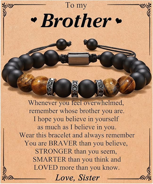 UNGENT THEM To Mens Boys Bracelet for Boyfriend, Husband, My Man, My Love, Soulmate, Dad, Son, Grand | Amazon (US)