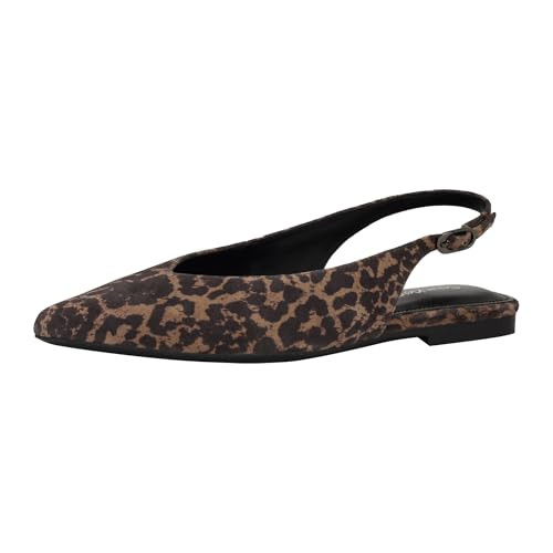 Calvin Klein Womens Galiana Dark Natural Leopard Multi Suede 8 Medium | Amazon (US)