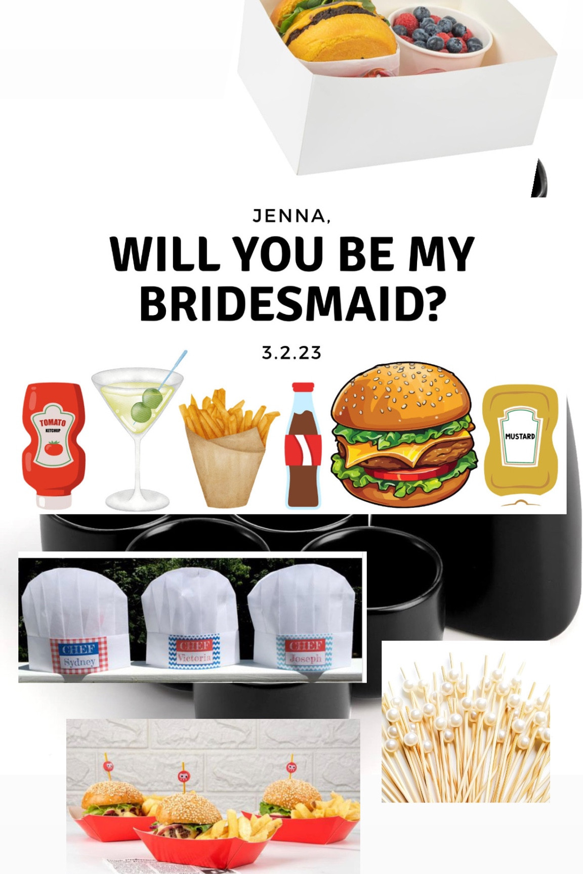 BURGERS & MARTINIS BRIDESMAID PROPOSAL 🍔🍟🍸

#LTKwedding #LTKparties #LTKGiftGuide