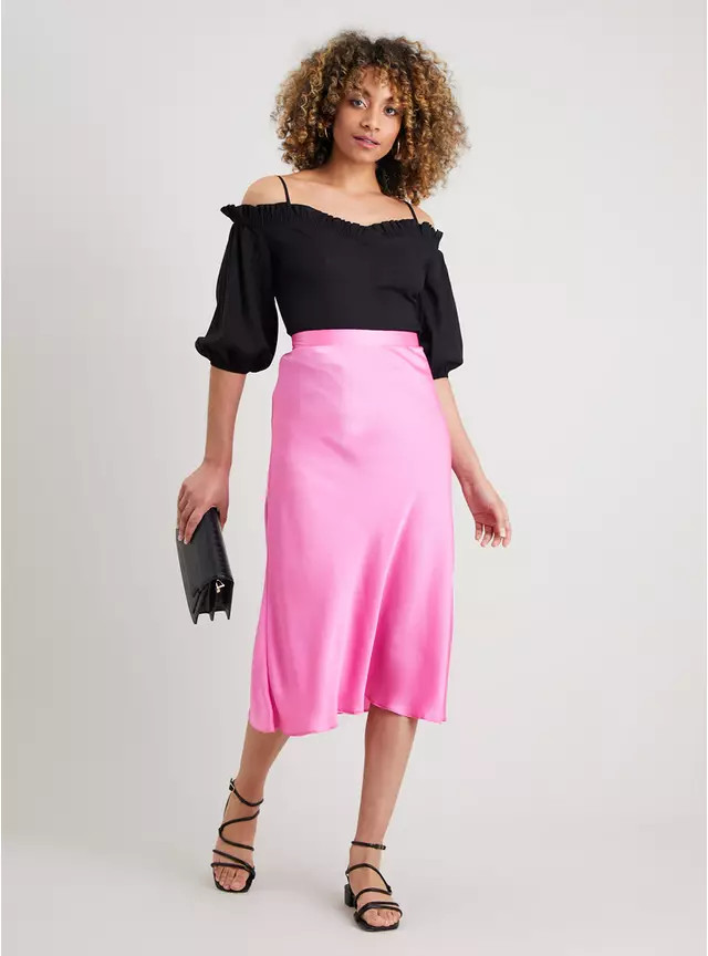 Buy Black Cami Bardot Top - 8 | Tops | Tu | Tu Clothing