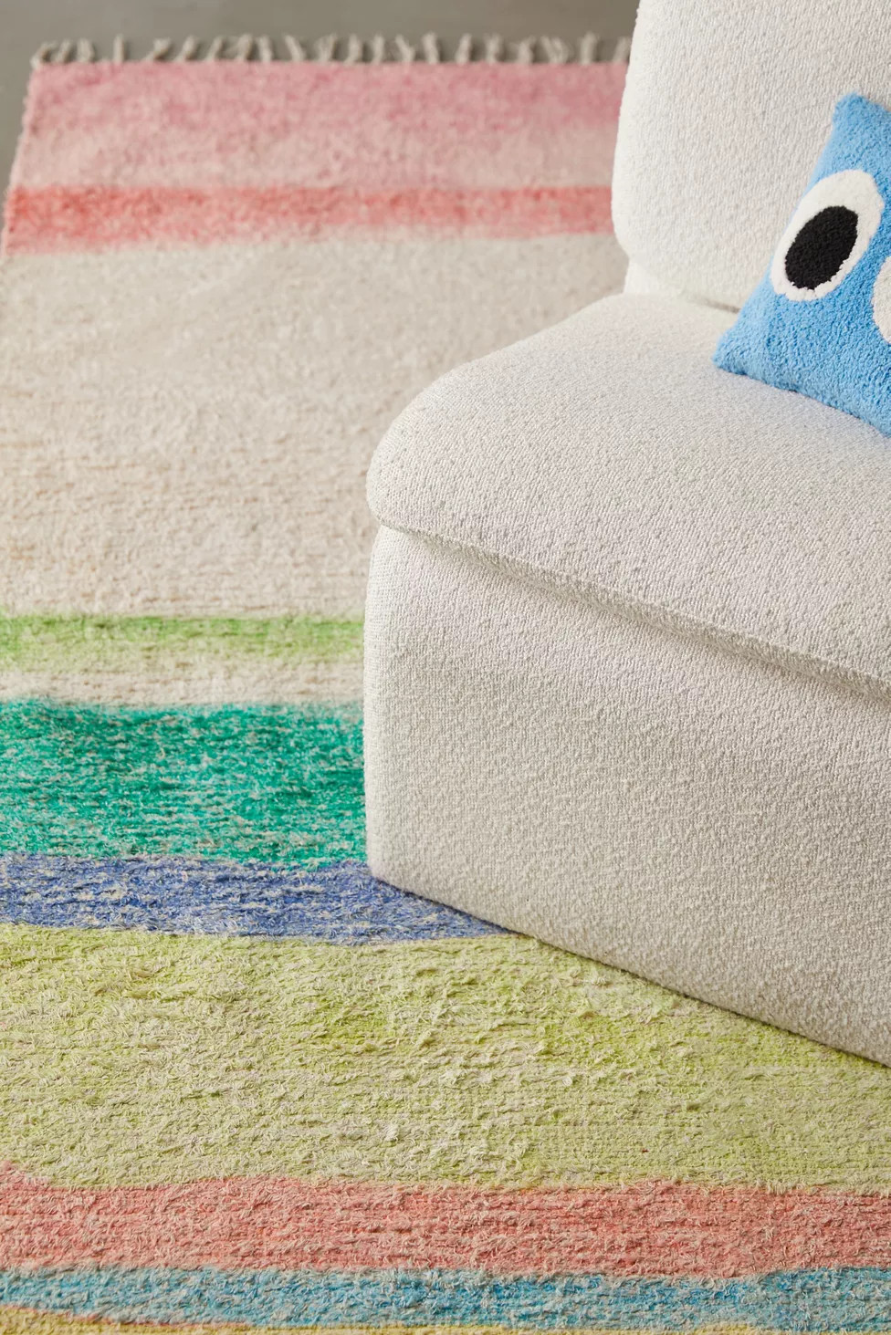 Lawson Stripe Shag Rug | Urban Outfitters (US and RoW)