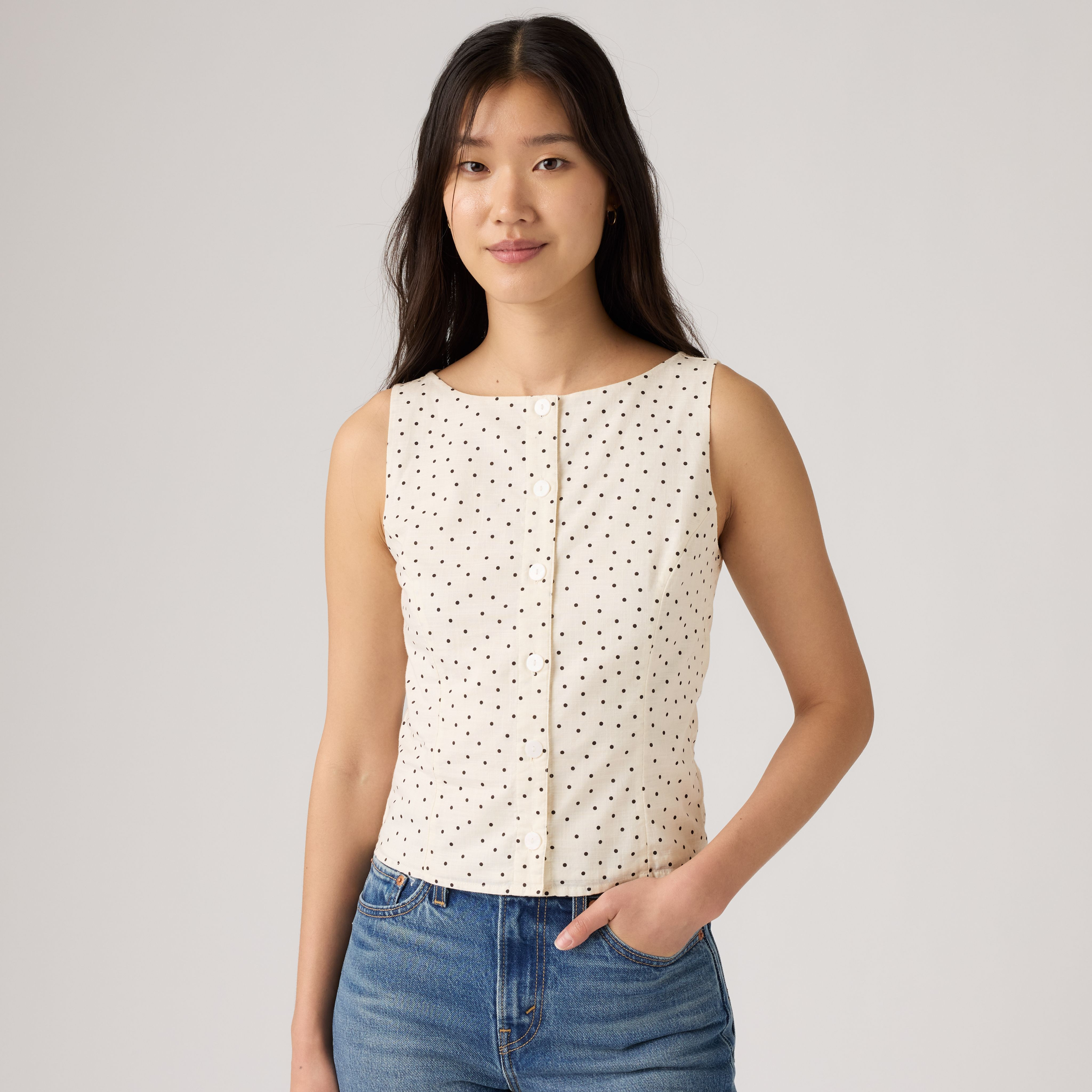 Levi's Pippa Sleeveless Blouse - Women's L | Levi's US