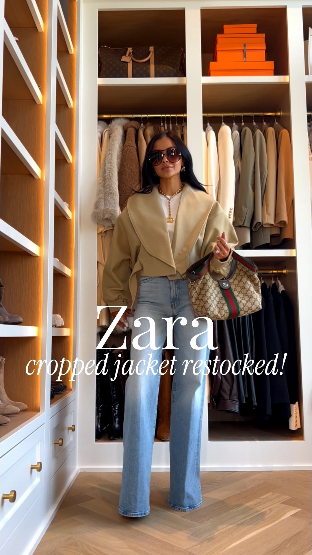 Zara spring outfit ideas
My Zara cropped jacket is back in stock but selling fast! Styled with the viral Mother Jean, Gucci giglio bag and Aritzia white tee for an easy chic look.

#LTKOver40 #LTKPetite #LTKootd