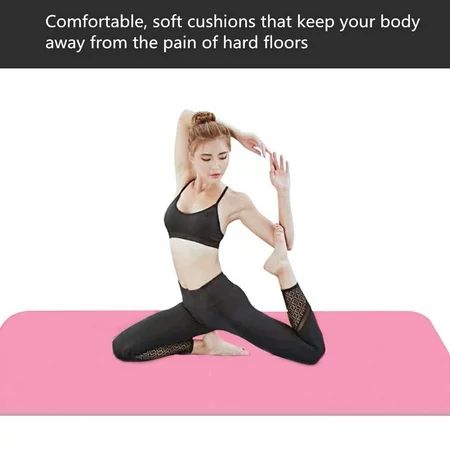Lmtime 0.4-inch Ultra-thick Fitness Shaping High-density Tear-resistant Sports Yoga Mat | Walmart (US)