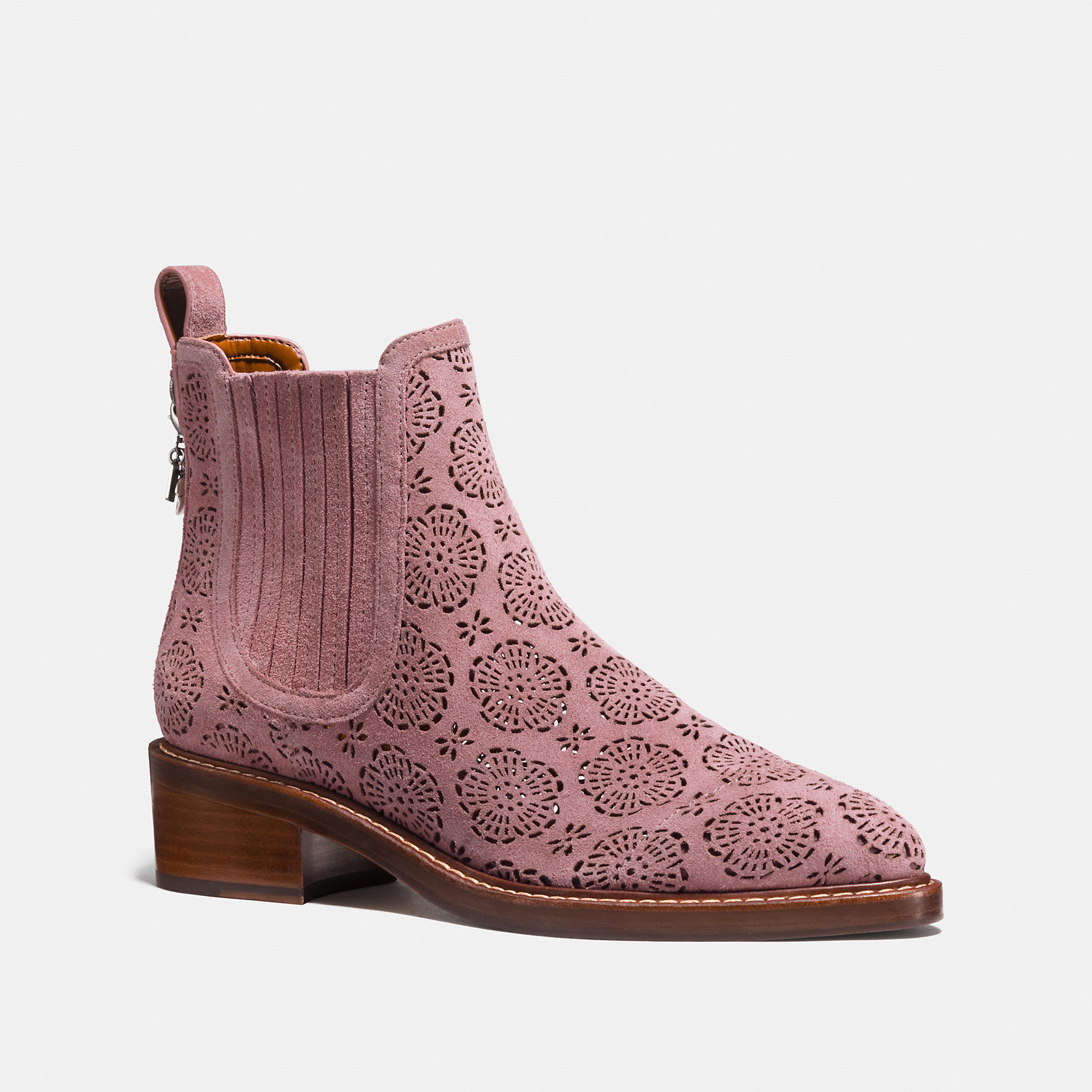 Coach Bowery Chelsea Boot With Cut Out Tea Rose | Coach (US)