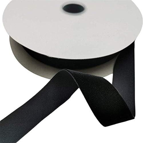 KLTRIBBON Nylon Velvet Ribbon Single Faced,1 Inch X 25Yards Spool (Black) | Amazon (US)
