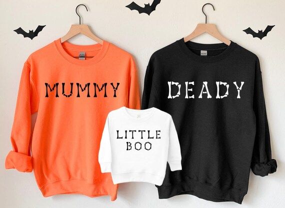 Halloween Couple Sweatshirts Matching Halloween Family - Etsy Canada | Etsy (CAD)