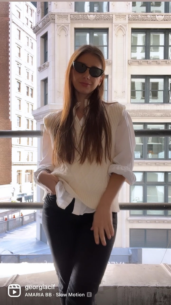 sweater vest, casual Friday outfit, casual smart, fall weather, fall outfit, transitional outfit 

#LTKSeasonal #LTKstyletip