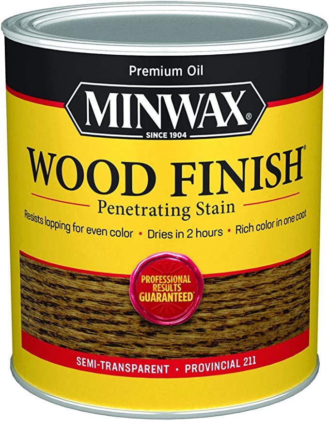 1 qt Minwax 70002 Provincial Wood Finish Oil-Based Wood Stain | Amazon (US)