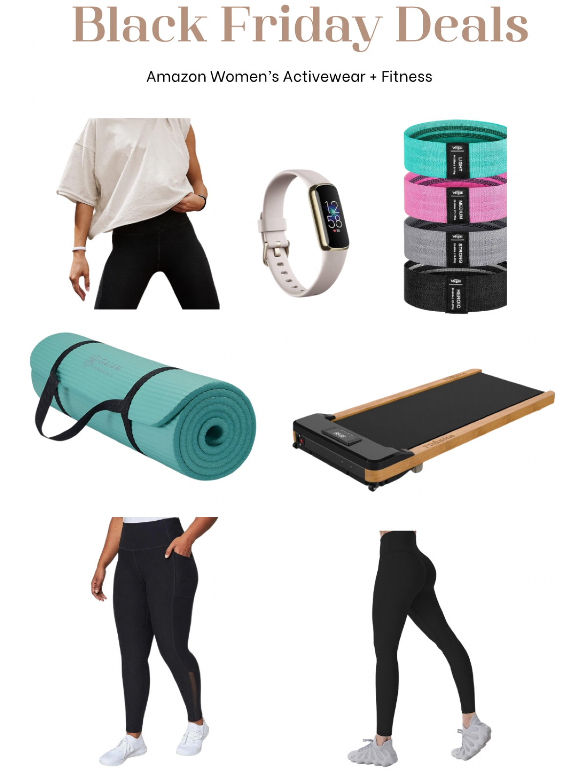 Black Friday deals on women’s fitness items! Walking pad, Fitbit, activewear — here are some of my faves!

#LTKfitness #LTKCyberWeek #LTKsalealert