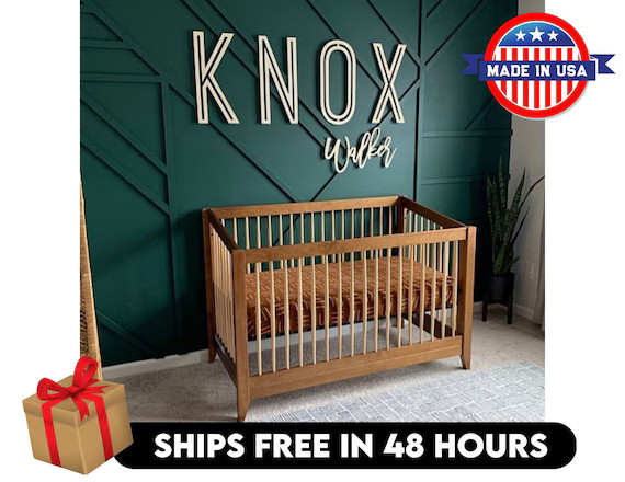 Stacked Custom Name Sign Wood Name Sign Nursery Sign | Etsy | Etsy (US)