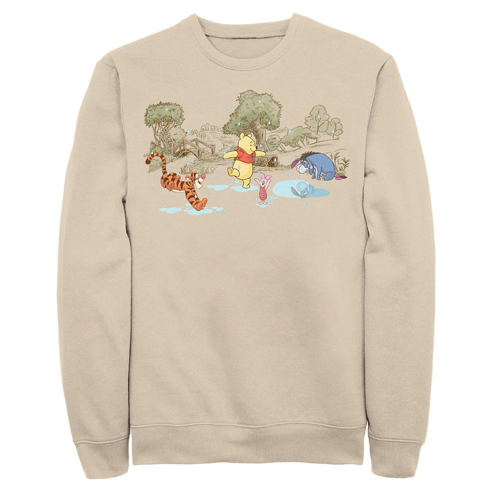 Winnie the Pooh and Pals Rainy Day Pullover Sweatshirt for Adults | Disney Store