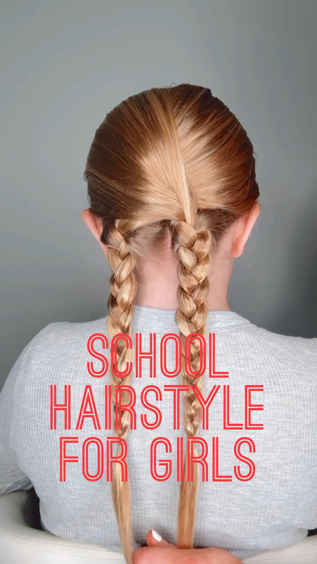 HAIRSTYLE FOR SCHOOL 🩷 I love how cute and easy this hairstyle is for girls. It’s great for school or sports! It’s one of those hairstyles that just looks good for anything! I’m sharing my favorite hair products with you, too! 

#LTKBeauty
