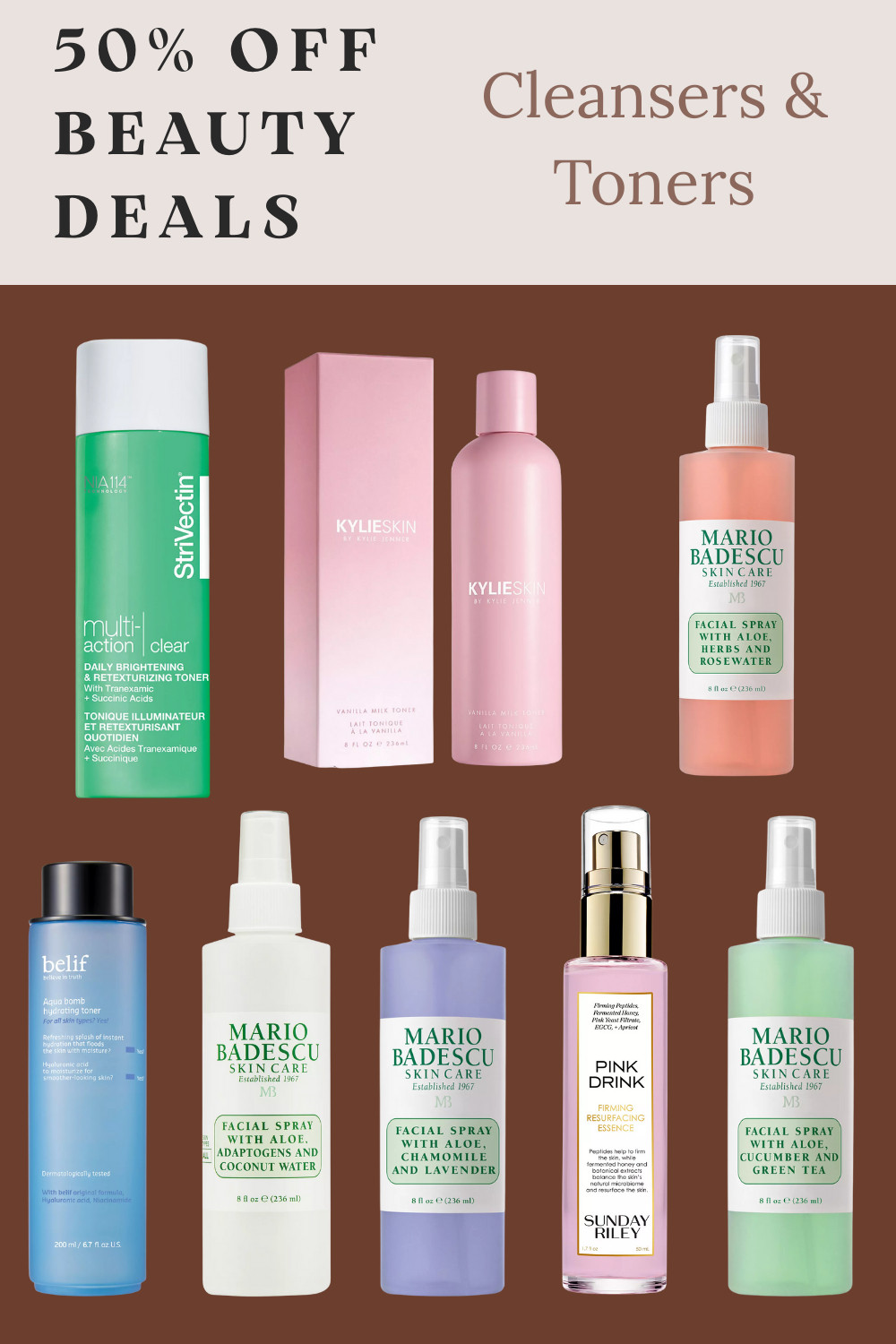 Skincare deals worth checking out ✨ Cleanser and toner finds at up to 50% off.

#LTKbeauty
#LTKsale
#LTKskincare
#BeautyDeals
#SkincareRoutine 

 #LTKSaleAlert #LTKBeauty