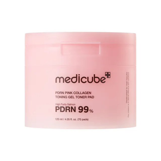 medicube - PDRN Pink Collagen Toning Gel Toner Pad | YesStyle.com