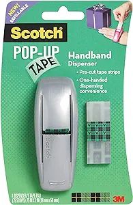 533483 Scotch Pop-Up Tape Handband Dispenser, 3/4 x 2 Inches, 75 Strips/Pad, 1 Pad/Pack - Colors ... | Amazon (US)