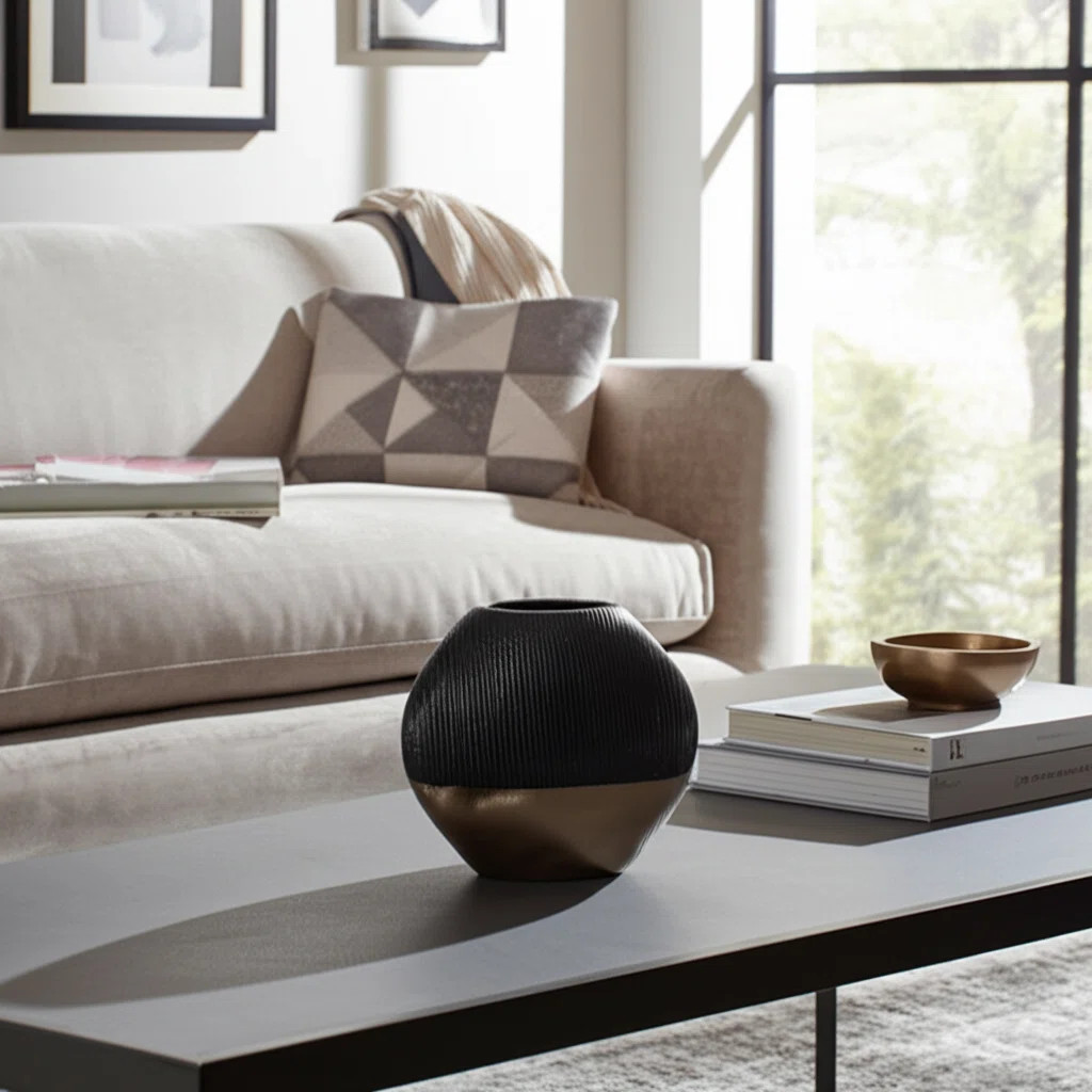 Schrita Metal Glam Vase | Wayfair North America