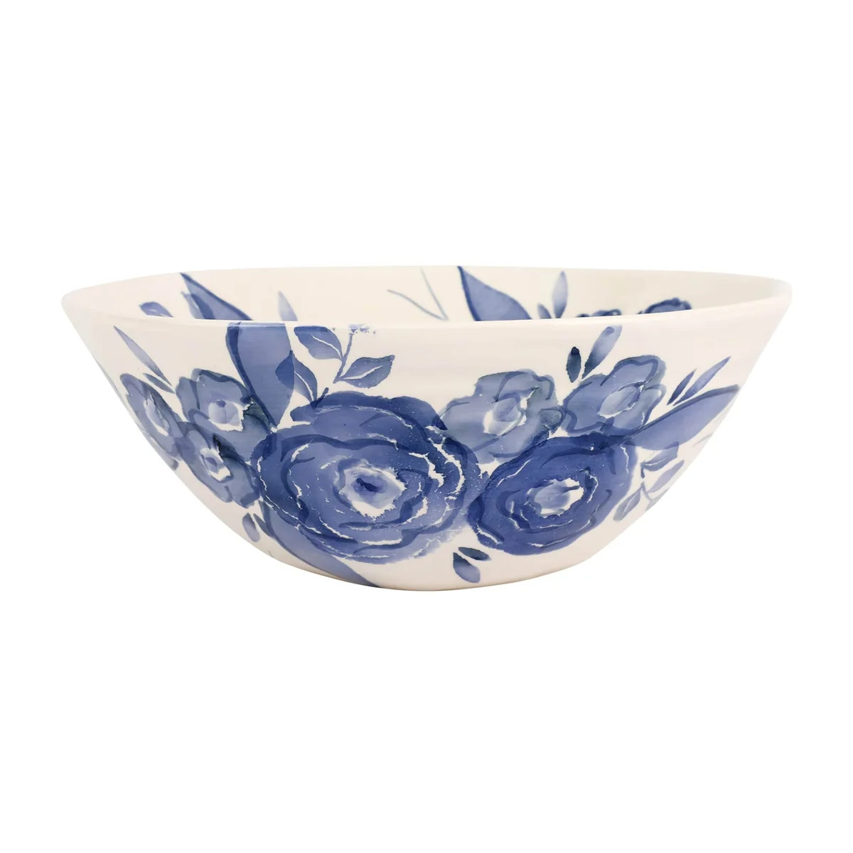 Blue Camellia Deep Serving Bowl | VIETRI