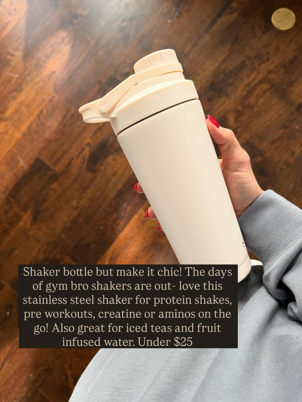This shaker bottle keeps my pre‑workout and smoothies mixed perfectly, leak‑free and ready for go‑go‑go. Grab yours before the sale ends 🥤💪✨
#AmazonBigSpringSaleFinalDay #ShakerBottle #ProteinShaker #WorkoutBottle #PreWorkoutBottle #GymEssentials #FitnessGear #HydrationBottle #AmazonFitness #SpringSale 

 #LTKActive #LTKSaleAlert