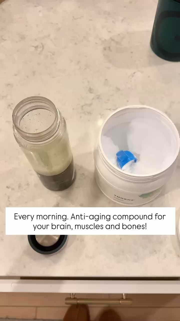 Unsexy things I do to look and feel my best! Self care. Anti-aging. My morning routine (mix 1 scoop AG1, 1 scoop creatine, 5 drops of vitamin D and drink + pinch of mineral salt under my tongue). 1 tsp iron. 2 Brazil nuts for heart health and combat inflammation. Pinch of mineral salt to support hydration and electrolyte balance. 


#LTKBeauty #LTKselfcare #LTKmorningroutine