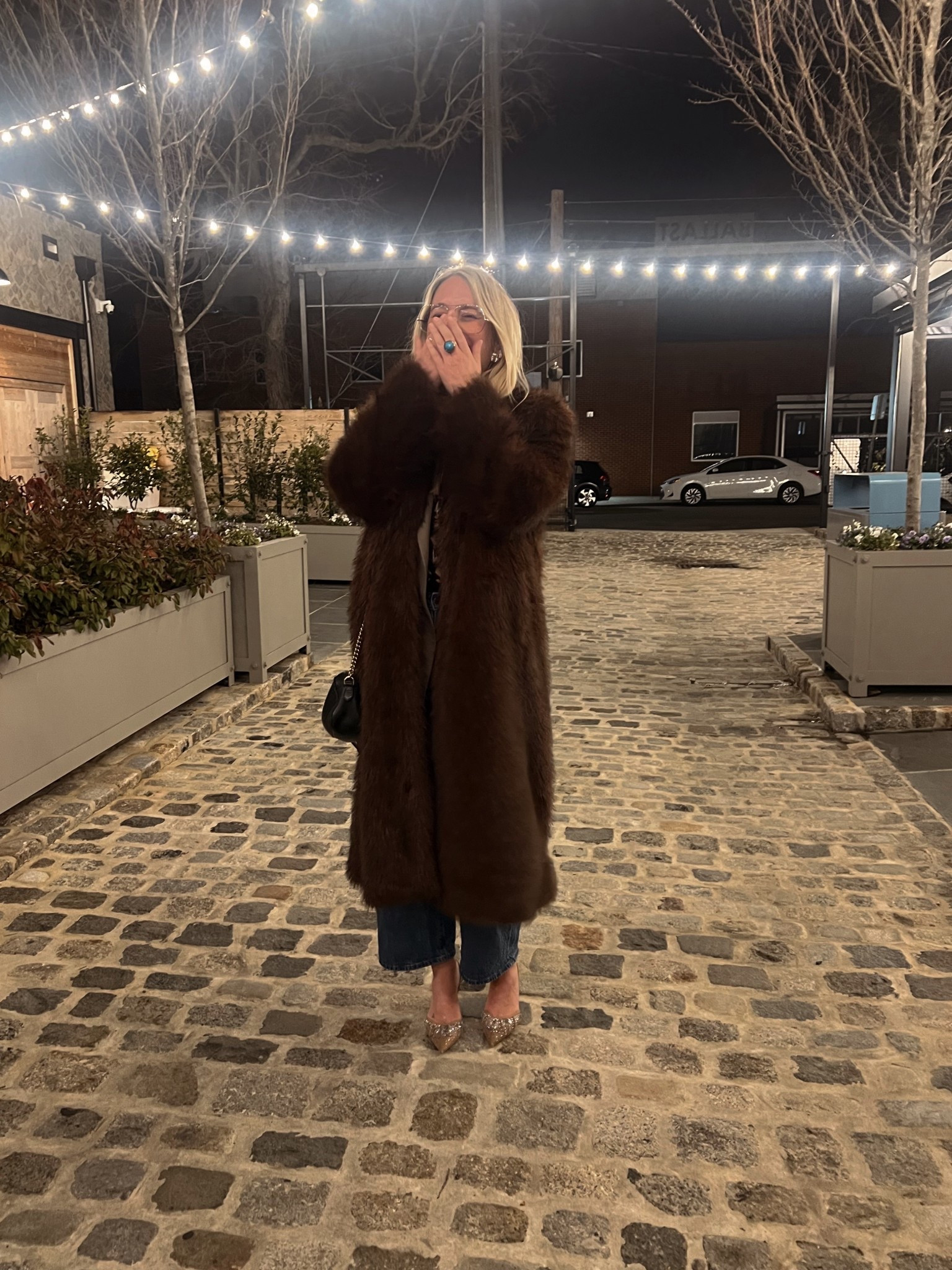 Embellished nude mesh kitten heels can be worn w basically anything

#LTKmomlife #LTKootd