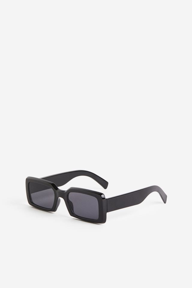 Rectangular Sunglasses - Black - Men | H&M US | H&M (US + CA)
