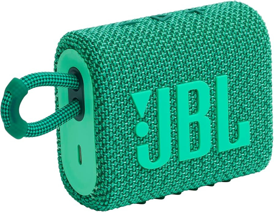 JBL Go 3 Eco - Portable Mini Bluetooth Speaker, big audio and punchy bass, IP67 waterproof and du... | Amazon (US)