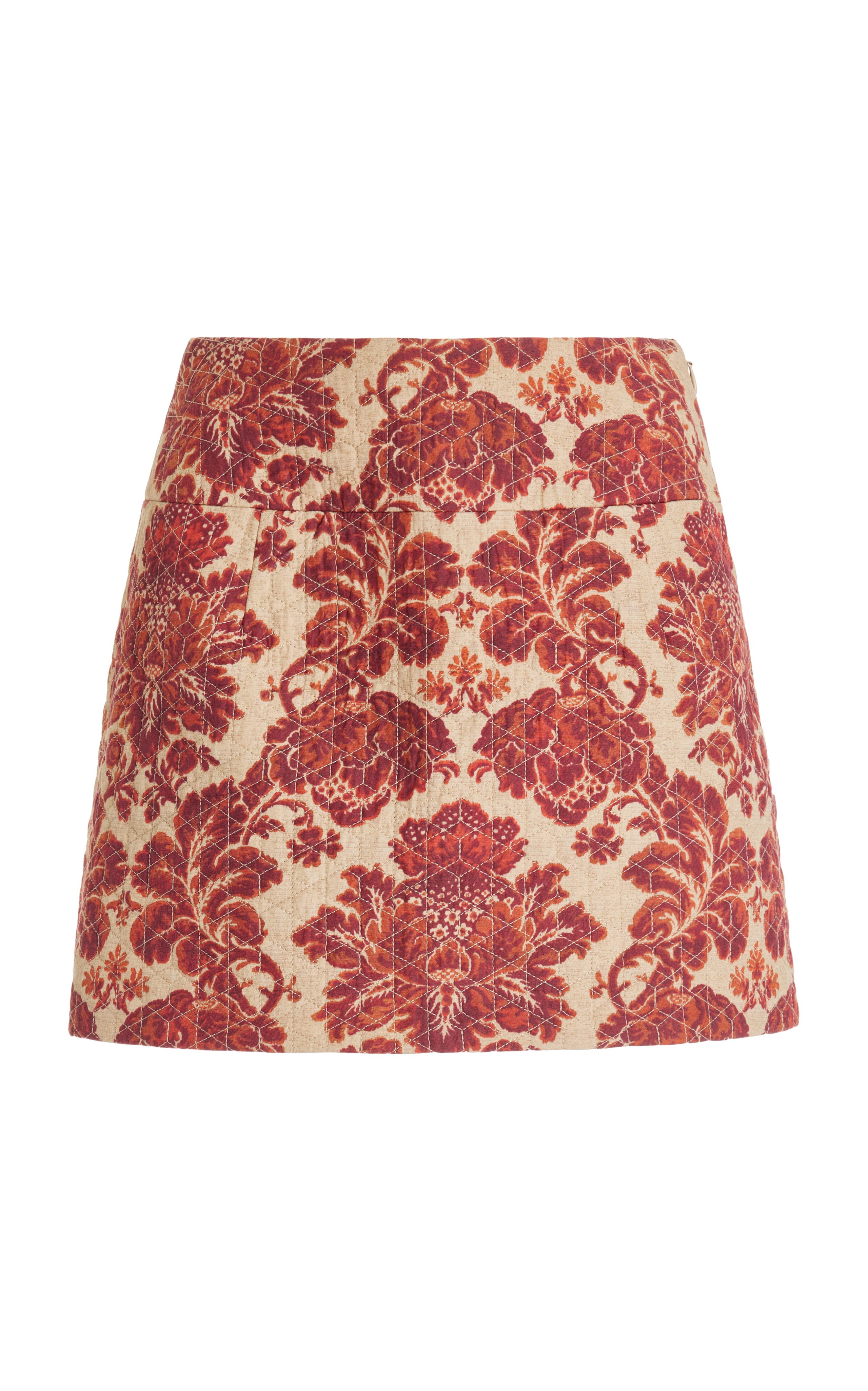 Joslin Printed Cotton-Blend Mini Skirt | Moda Operandi (Global)