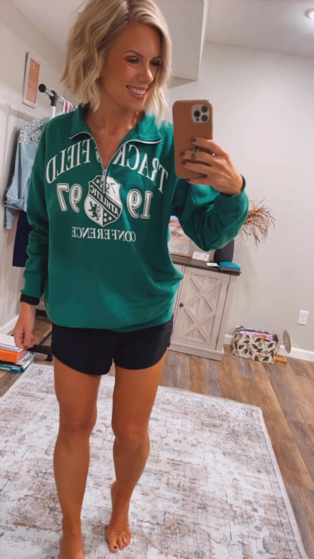 Perfect light weight sweatshirt under $15!
Wearing a medium



#LTKVideo #LTKActive #LTKfindsunder50