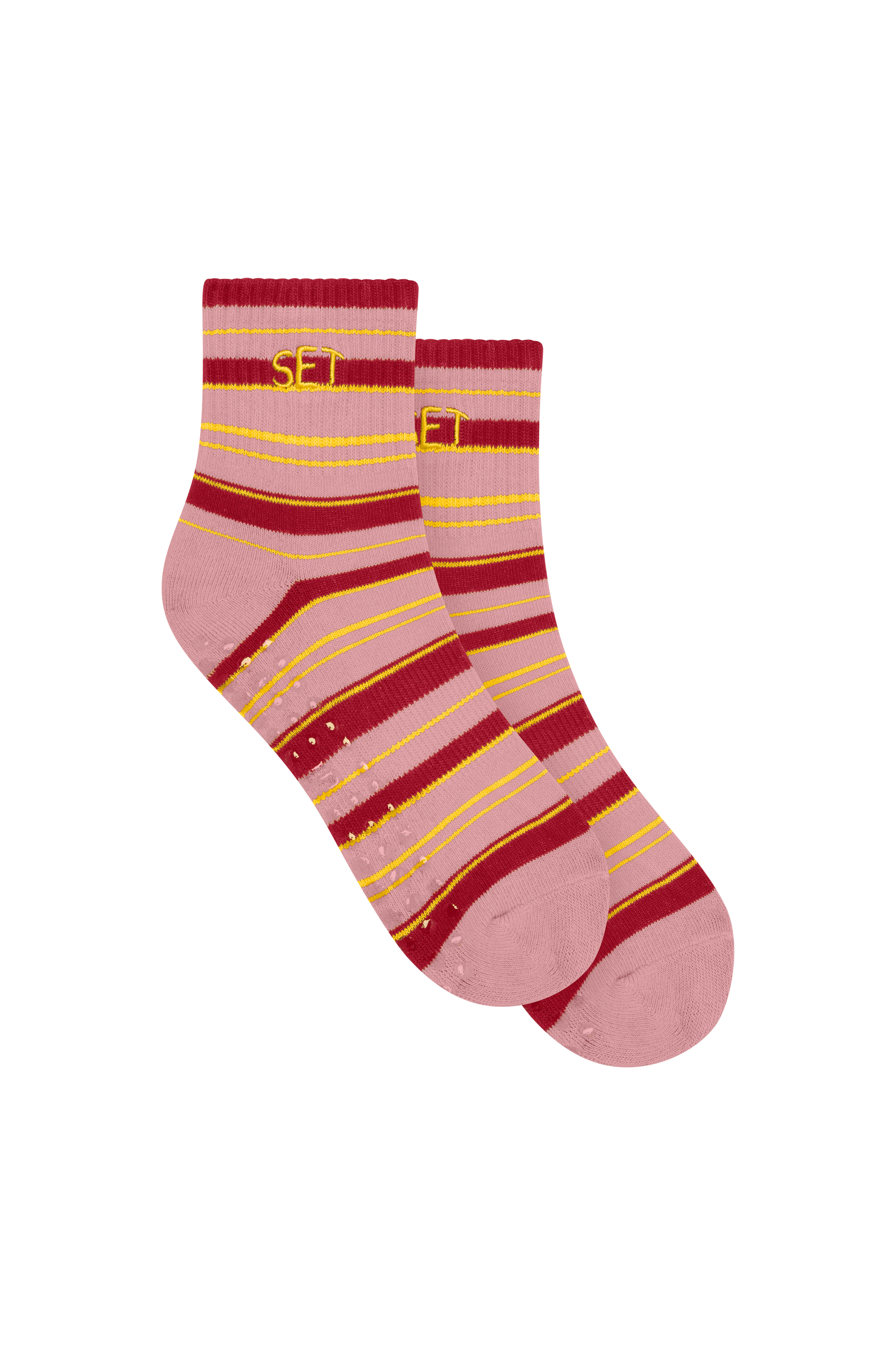 SET STRIPE SHORTY GRIP SOCKS  - SUNRISE | SET Active