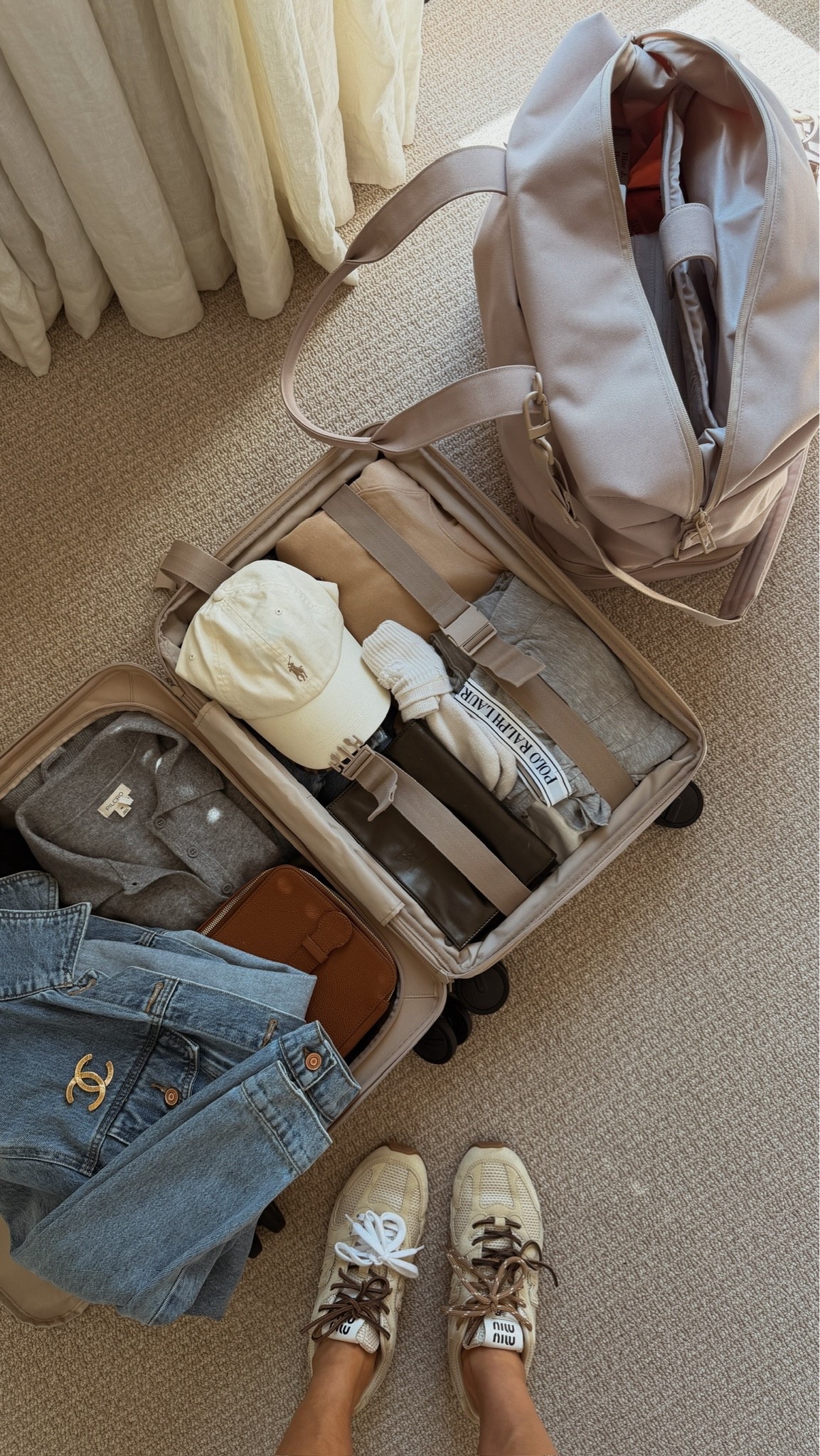 Packing for our quick trip to take Antonio to school, my new luggage is perfectly compact but fits a lot! Perfect for an overpacker like me!

#LTKTravel #LTKdayinmylife