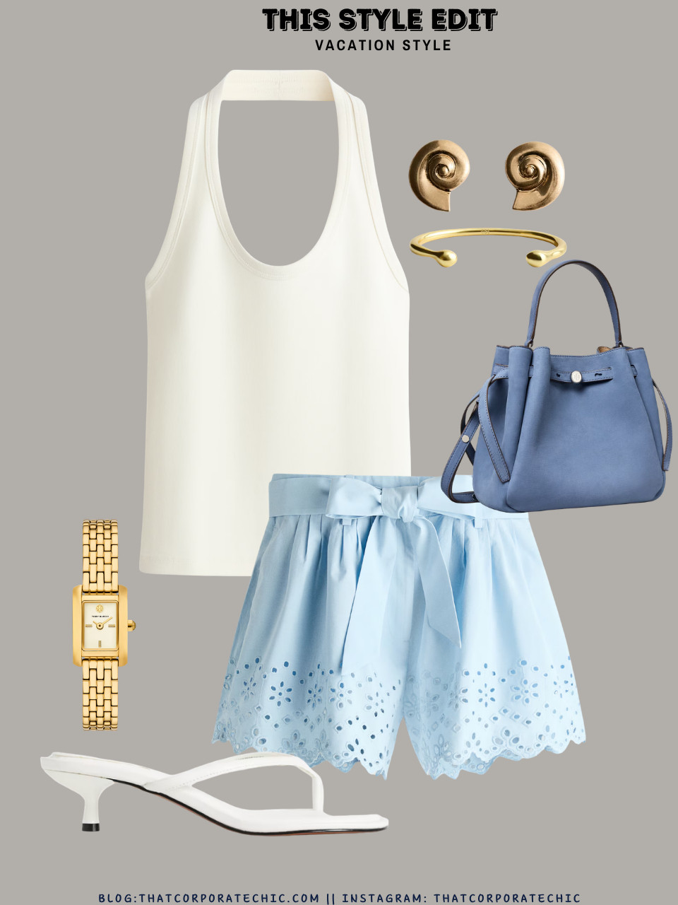 Summer outfits - casual style - vacation outfits ideas - holiday outfits

Styling a halter neck top with lace shorts for vacation.

Elevated casual style, summer in the city look, shorts outfit ideas.

#LTKsummer #LTKtravel #LTKstyletip