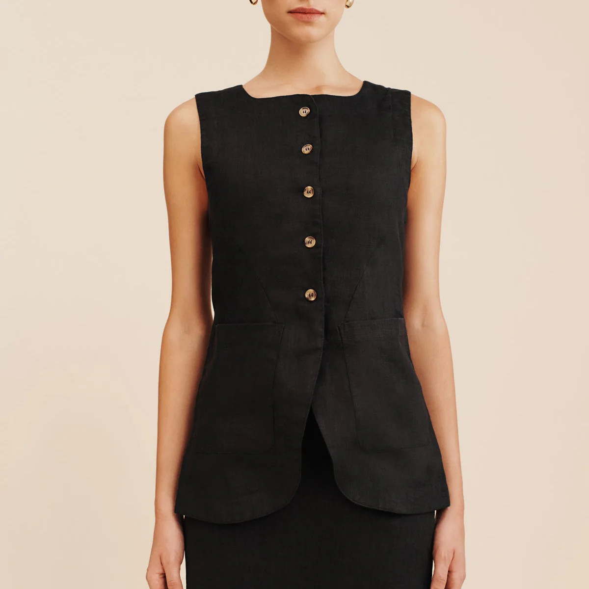 EMMA VEST - BLACK | POSSE (US)