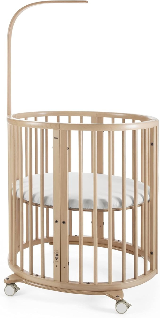 Stokke Sleepi Mini - 4-in-1 Oval Crib Suitable for 0-6 Months - Adjustable, Stylish & Compact - O... | Amazon (US)
