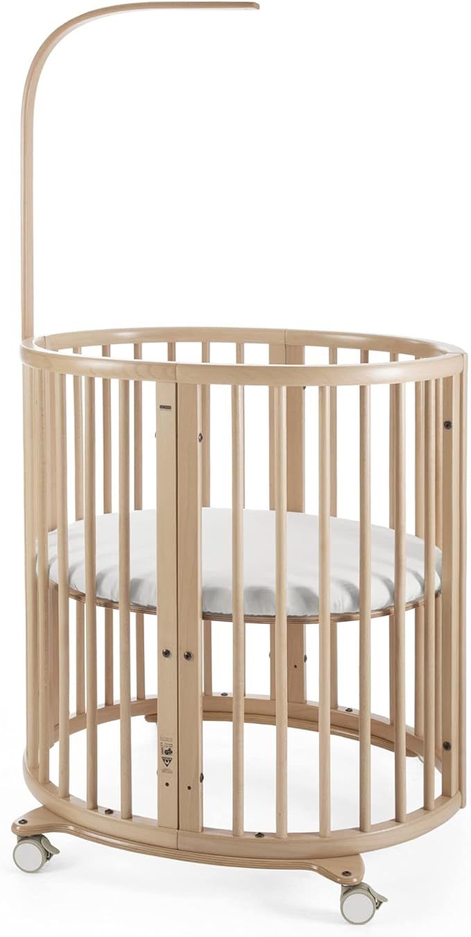 Stokke Sleepi Mini - 4-in-1 Oval Crib Suitable for 0-6 Months - Adjustable, Stylish & Compact - O... | Amazon (US)