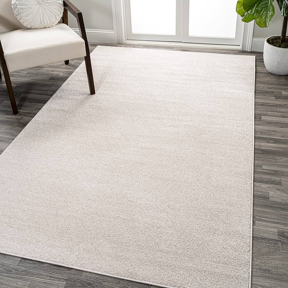 JONATHAN Y SEU100D-15 Haze Solid Low-Pile Indoor Area Rug, Coastal, Bohemian, Minimalist, Classic... | Amazon (US)