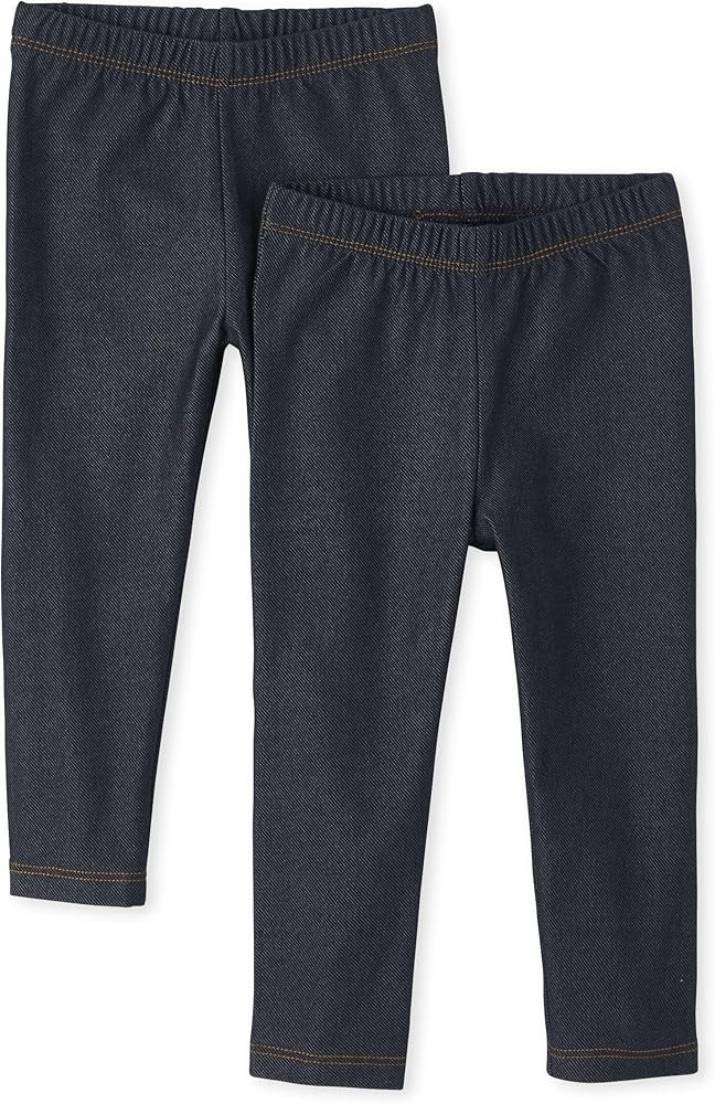 The Children's Place Baby Girls' Leggings 2 Pack | Amazon (US)