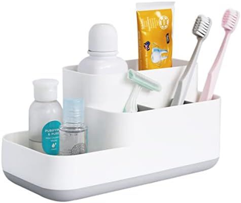 Toothbrush Holder,Bathroom Organizer Countertop,Bathroom Tray Caddy,Multi-Functional 5 Compartmen... | Amazon (CA)