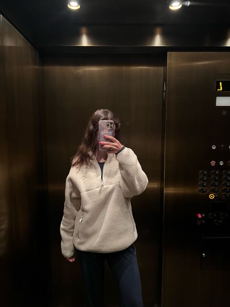cozy fleece sweatshirt 

#LTKStyleTip