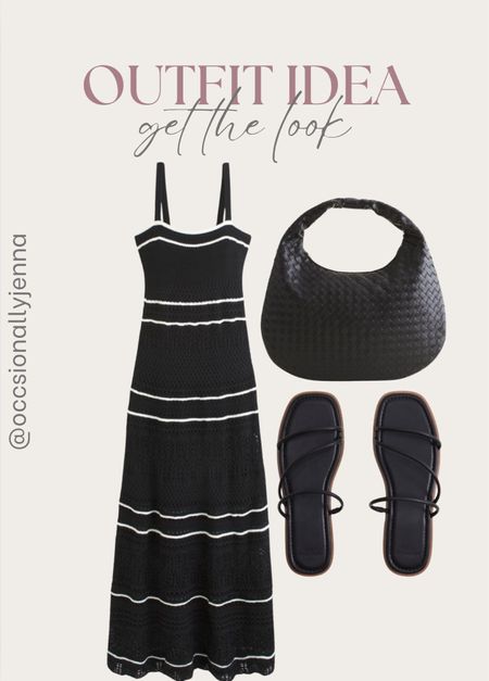 Outfit idea, get the look! 

Dress, bag, purse, sandals, shoes, date night, vacation style, summer outfit 

#LTKStyleTip #LTKShoeCrush #LTKItBag