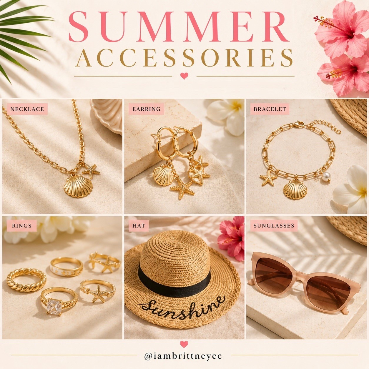 Summer Accessories

#LTKgrwm #LTKootd #LTKSeasonal